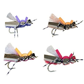 Montana Fly Yeti Hopper Assortment Flies Sizes #10 & #12