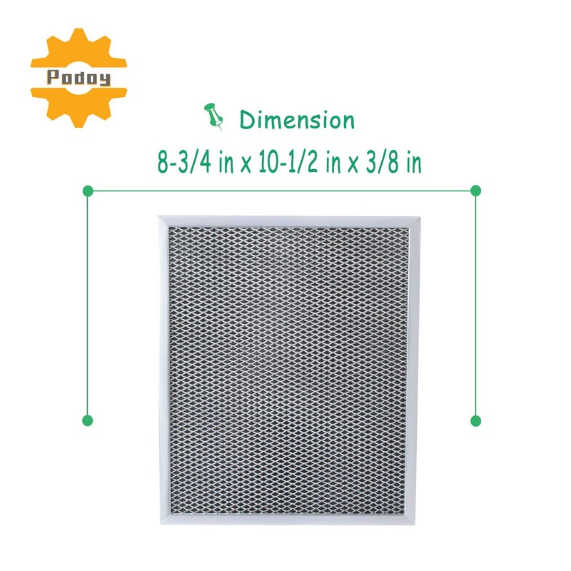 97007696 Range Hood Charcoal Filter for Compatible with Broan 6105C,