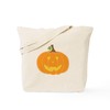 CafePress Smiling Jack O Lantern Tote Bag Reusable Natural Beige