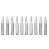 10Pcs Solder Iron Tip Brass Internal Heating Lead Free Soldering