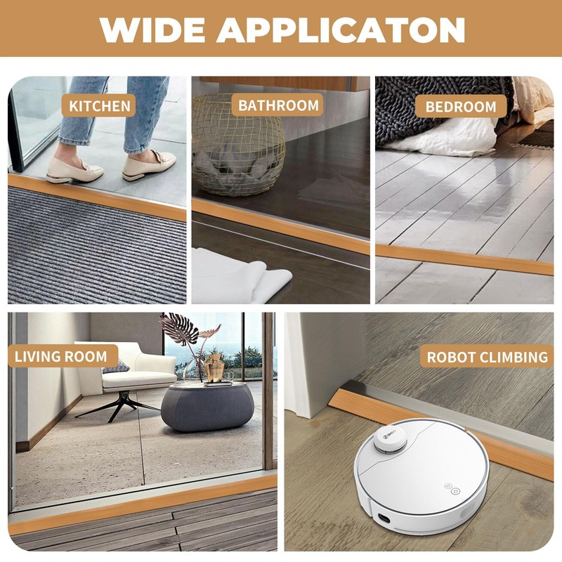 Door-Threshold Floor-Transition-Strip 36 inch, Threshold 1/2'' ~ 3/5'', Thresholds Ramps