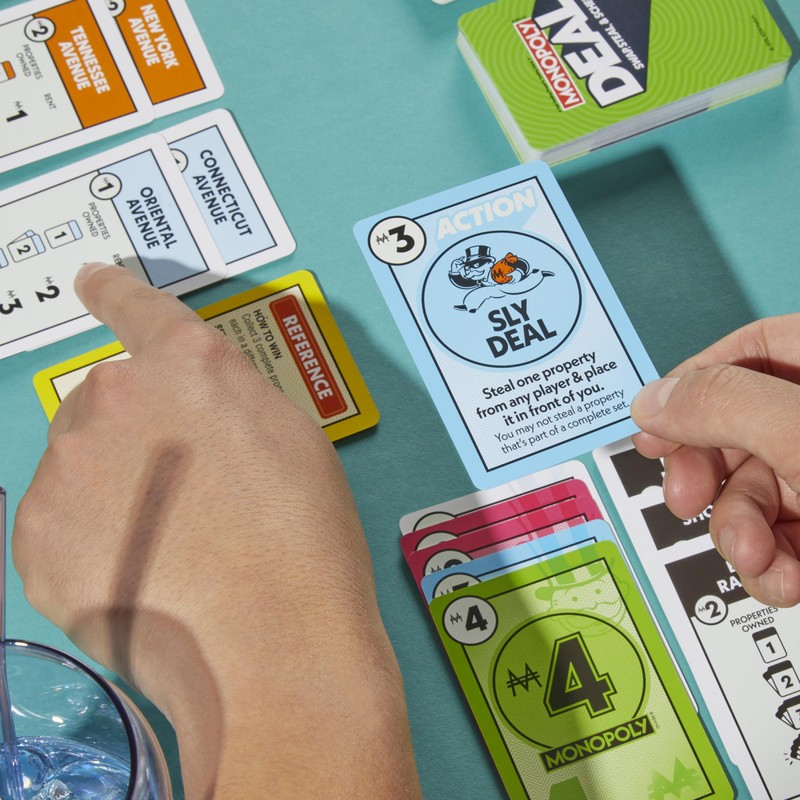 Monopoly Deal Card Game, Quick-Playing Family Card Game for 2-5