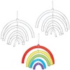 Baker Ross FC767 Rainbow Suncatcher Spiral Decoration Kits - Pack