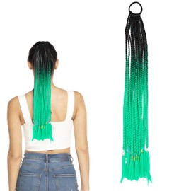 Curly Braiding Hair Professional Synthetic Fiber Crochet Braids Hair Extensions Twist Braid Ponytail Extension 2719