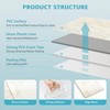Vamos Tile 100-Piece Glossy Wooden Marble Grain Peel and Stick