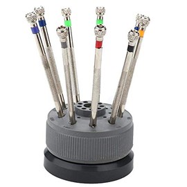 9Pcs Juego de Destornilladores Herramientas del Kit, Destornilladores Planos de Cobre Para ReparacióN de PrecisióN Relojes Herramienta de ReparacióN Para JoyeríA de Relojes 0.6mm-2.0mm