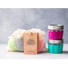 JarJackets Silicone Mason Jar Protector Sleeve - Fits 4oz Jelly