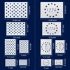 WISYOK American Flag 50 Star Stencils and 13 Stars 1776