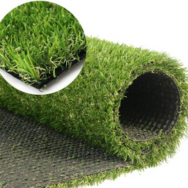 GL Artificial Grass Turf Customized Sizes, Artificial Lawn for Dogs, 20MM Thick Faux Grass, Synthetic Outdoor Indoor Rug Area 2FTX4FT(8 Square FT)