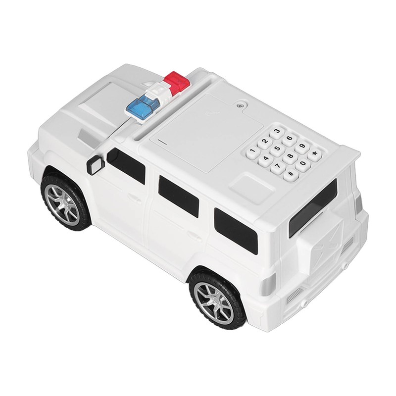 Car Bank Automatic Fingerprint Password Money Rolling Cash Coin Car