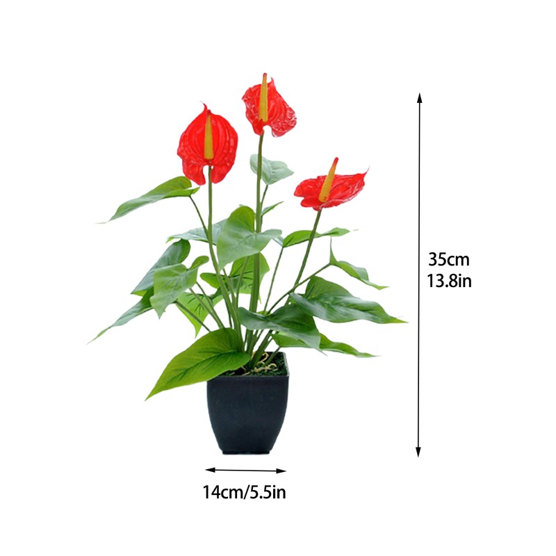 Artificial Flower Living Room Decorative Flowers Plastic Flowers Simulation Potted