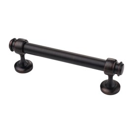 Alzassbg 10 Pack Oil Rubbed Bronze Cabinet Pulls, 4 Inch(102mm) Hole Centers Cabinet Handles Kitchen Hardware Straight Bar for Cabinets and Drawer AL3082ORB
