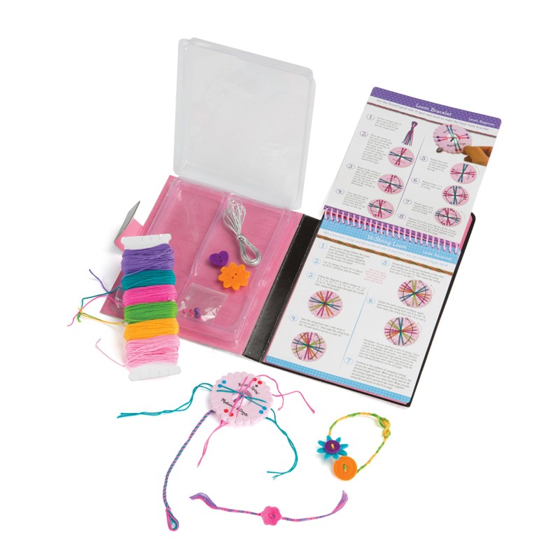 Melissa & Doug On the Go Friendship Bracelet Craft Set