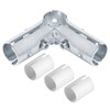 eoere 12 Sets 90 Degree 3 Way Cross Pipe Connector