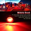 ALFU 3/4" Inch 20 Pcs Red Round LED Trailer Side