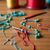 2 Pcs Metal Beading Needles Bead Crochet Hooks Beaded Needles
