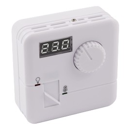 MC POWER - Room Temperature Controller Thermostat | TR-530 | 5-30°C, 110-230V, LED Display, 7A