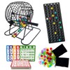 SEETOOOGAMES Deluxe Bingo Game Set - 8 Inch Metal Cage,