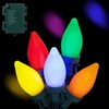 C9 LED Christmas String Lights 16.4ft 20 LED Waterproof C9