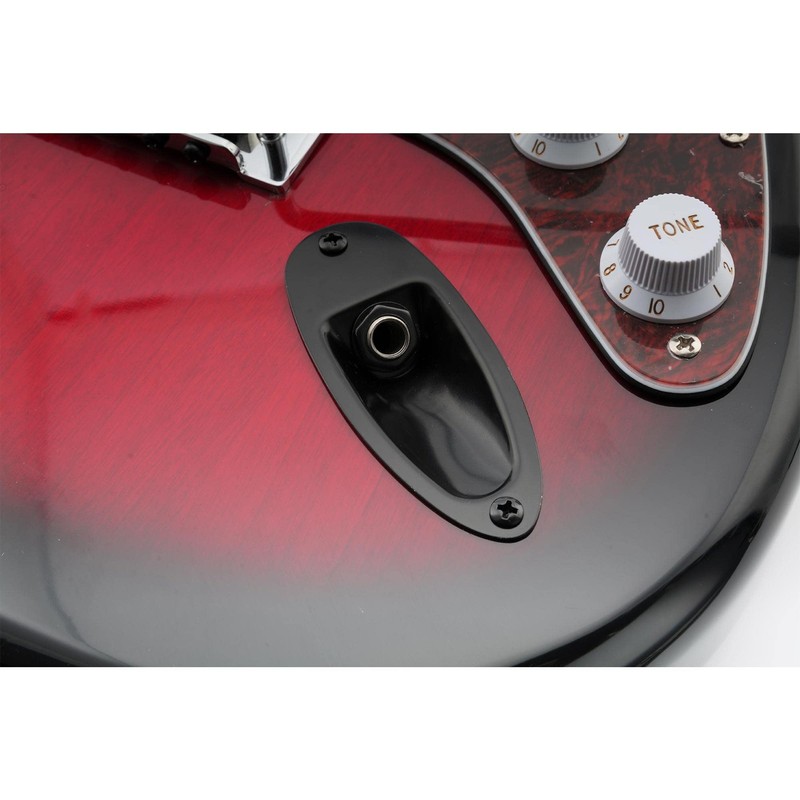 Musiclily 1/4 Inch Boat Style Loaded Guitar Input Jack Socket