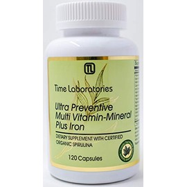 Ultra Preventive High Potency Vitamin/Mineral Capsules + Iron (120)