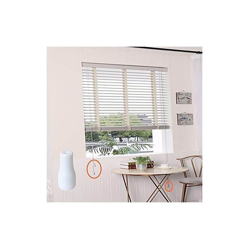 20pcs Cord Tassel White Plastic Window Blind Cord Knobs Drops