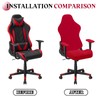 sourcing map Gaming Chair Covers, Stretchable Office Computer Chair Slipcover