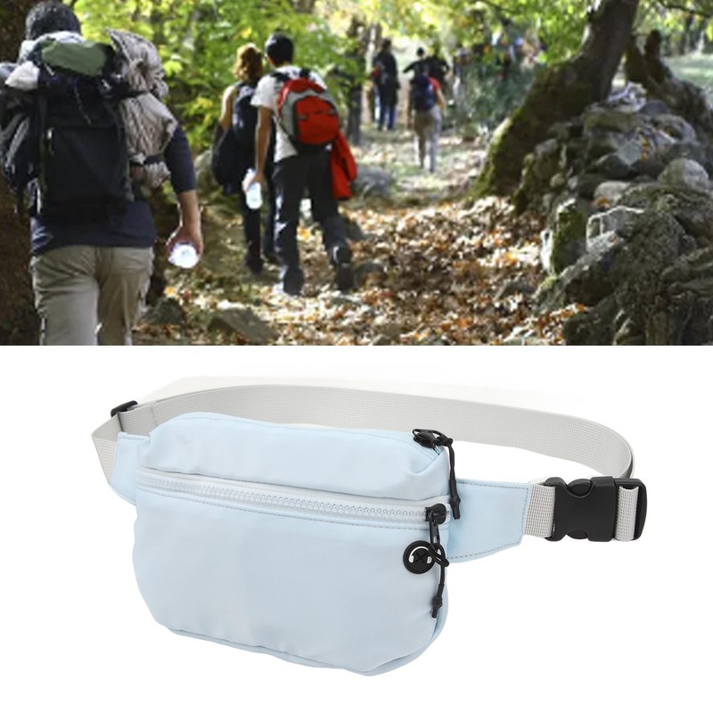 Sports Waist Bag Large Capacity Waterproof Nylon Fanny Pack Belt