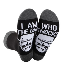 G2TUP Walter White Socks Jesse Heisenberg Fans Gift I Am The One Who Knocks Socks Heisenberg Merch
