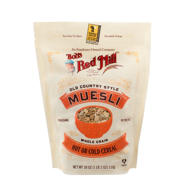 Bob's Red Mill Old Country Style Muesli Cereal, 18-ounce (Package May Vary)