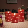 Xinhidar Flameless Candle Battery Powered Embedded Light String LED Candle
