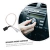 LABRIMP 4pcs Car Speaker Wire Harness Connector Adapter for Vehicle