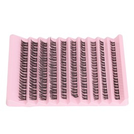 Individual Lashes Cluster, Thick Individual Lashes DIY Lightweight Synthetic Fibre for Cosmetic (DIY-SET-001)