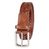 Tommy Bahama Men's Fully Adjustable Stretch Braid Belt, Tan, Medium
