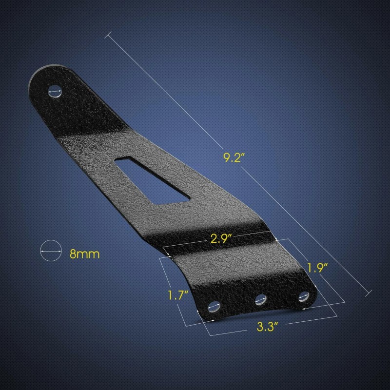 Nilight 2PCS Brackets for 50Inch Curved LED Light Bar fit