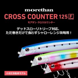 Daiwa 125F Morethan Cross Counter Sea Bass Minnow Adel Nighttime Castle