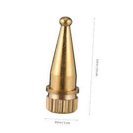 Operitacx 4Pcs Speaker Spikes Copper Feet Isolation Stands for Audio Speakers Durable Shockproof Base Minimize Vibration for Pure Sound Effect Easy to Install