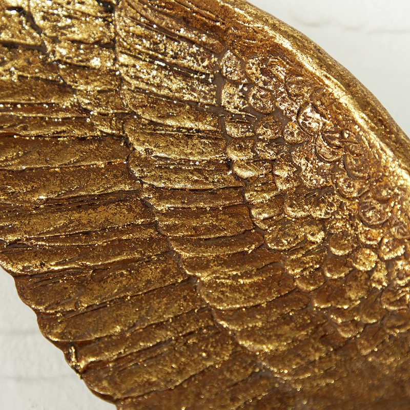 Deco 79 Polystone Bird Home Wall Decor Metallic 3D Sculpted