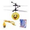 Betheaces Flying Disco Ball RC Toy Smiley Face Induction Helicopter