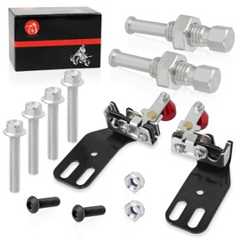 Front Left & Right Armor Suicide Door Slam Latch Kit Red For Polaris RZR 570 800 900 P081291