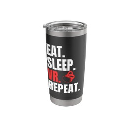 Cool Virtual Reality Art VR Goggles Gaming For Men Boys Kids Stainless Steel Insulated Tumbler