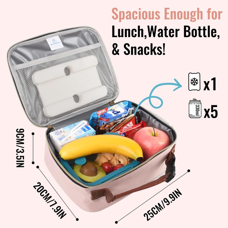 Genteen Lunch Box for Women Adults Girls - Insulated LunchBox
