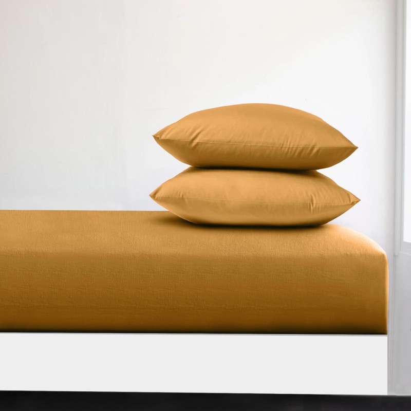 Imperial Rooms Fitted Sheet 40 Cm - Extra Deep Ochre