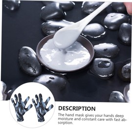 NOLITOY Volcanic Mud Hand Mask Set Deep Moisture Nourishing Gloves for Face and Hands Whitening Skin Care