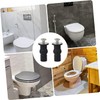 YQkangzhu 2Pcs Universal Toilet Seat Hinges Screws, Toilet Seat Top