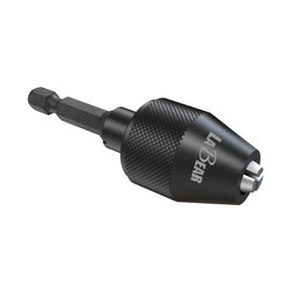 LABEAR- Drill Chuck Keyless Mini 3-Jaw Adapter with Quick-change 1/4" Hex Shank to Hold 1.5-6mm Alloy Black Drill Bits Milling Cutters