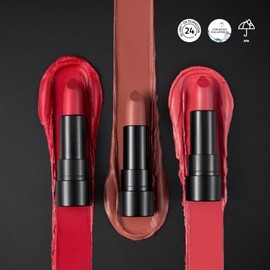 CYZONE - Studio Look Lip Balm Velvet Color Deep Red 4g, Tecnologa Power Velvet, Labial Mate, No Reseca, Duracin 24 Horas, Acabado Arteciopelado,...   