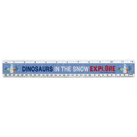 Dinosaur Train in The Snow Explore Buddy Tiny 12 Inch Standard and Metric Plastic Ruler