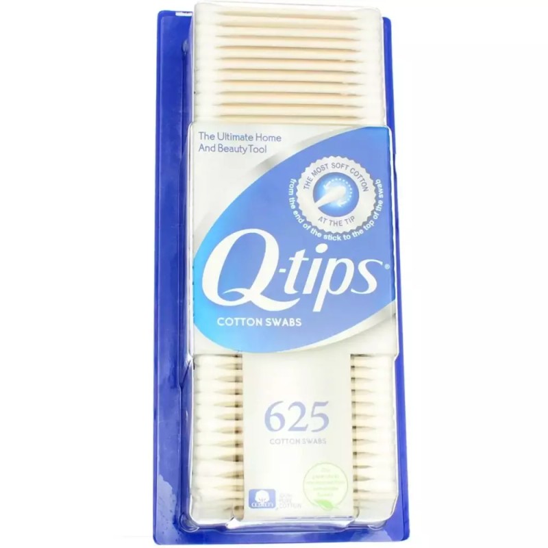 Q 팁 면봉 크기 625ct Q-Tips Cotton Swabs Size 625ct