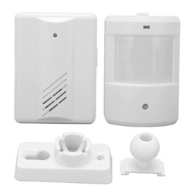 Driveway Alarm with Infrared Sensor, Motion Sensor Weatherproof Doorbell Receiver for Home Security System
